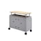 Smith Trades Industrial Storage Cabinet, 37 in H, 43 in W, Platinum, (1) Adj. + (1) Fixed/Base Shelves V21100000PPMAPP - alternate 2
